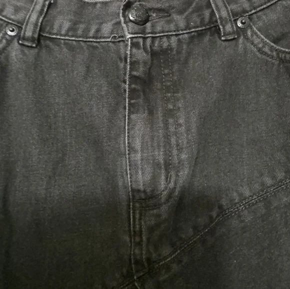 RALPH LAUREN ♥️ Black Denim Skirt SIZE 12 - Picture 8 of 16